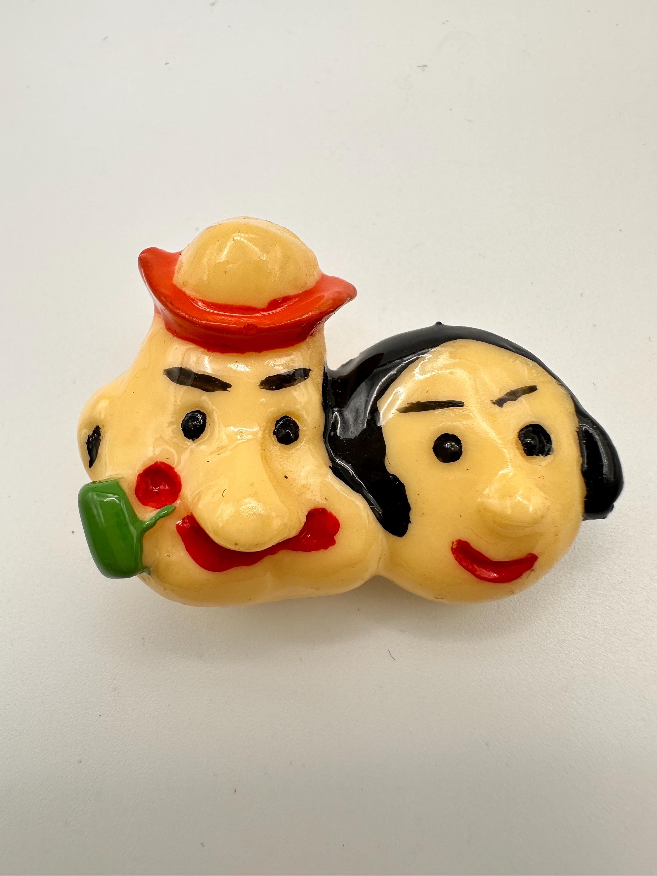アンティーク ヴィンテージ 真鍮製 ポパイ＆オリーブ クリップ Popeye アンティーク ヴィンテージ 真鍮製 ポパイ＆オリーブ クリップ Popeye