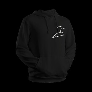 Zodiac Sign Celestial Black Hoodie Comfy