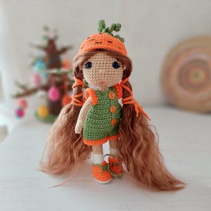 Amigurumi Doll Pattern, Crochet Doll Pattern, Pdf in English