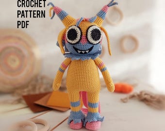 DIGITAL PATTERN crochet dandys world Yatta piñata handmade gift