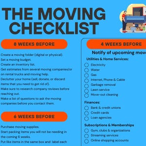 Printable Moving Checklist