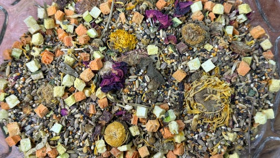 Parrotlet & Small Beaks Seed Mix, Organic Seed, Flower, Veggie Blend