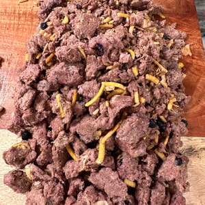 Dog Bundle Freeze Dry Treats.Training Treats for Dogs and Cats. Mushroom Powder for Dogs and Cats, Chicken Gizzards. Beef Heart, Beef Topper image 3