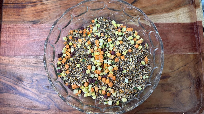 Runzas organic bird food for parrots and small birds

Organic Seed Blend