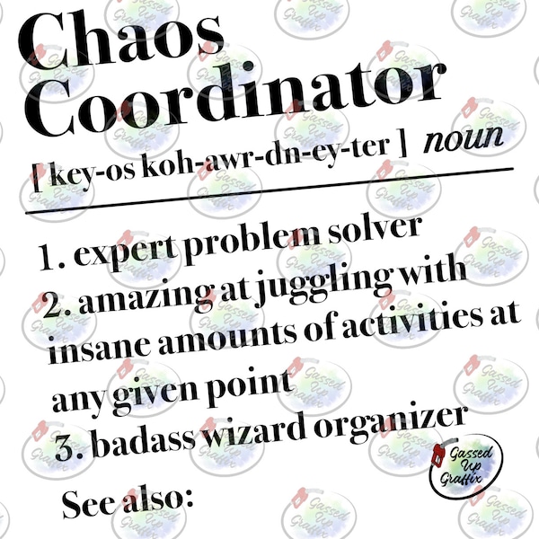 Chaos Coordinator SVG & PNG