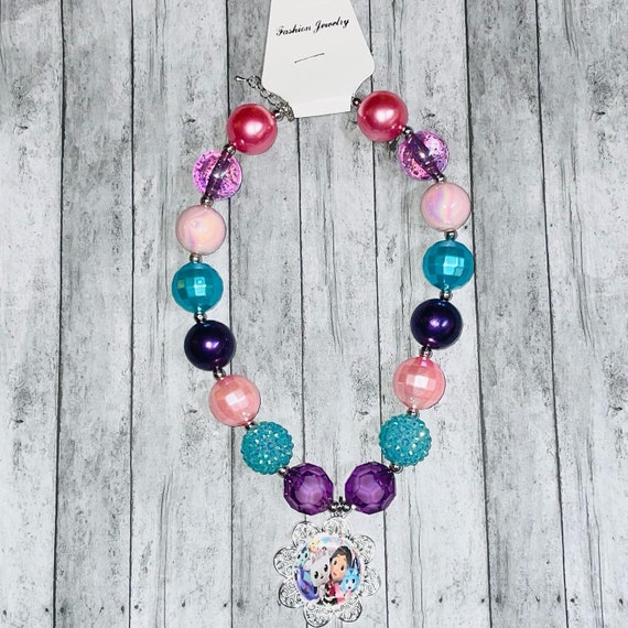 Gabby's Dollhouse Kids Beaded Necklace & Bracelet Set - Multi