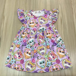 NEW PURPLE Super Kitties Dress