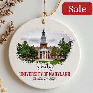 Custom Graduation Ornament, Personalized Grad Keepsake Gift, Class of 2025, Personalized College Ornament, Graduate Gift Idea