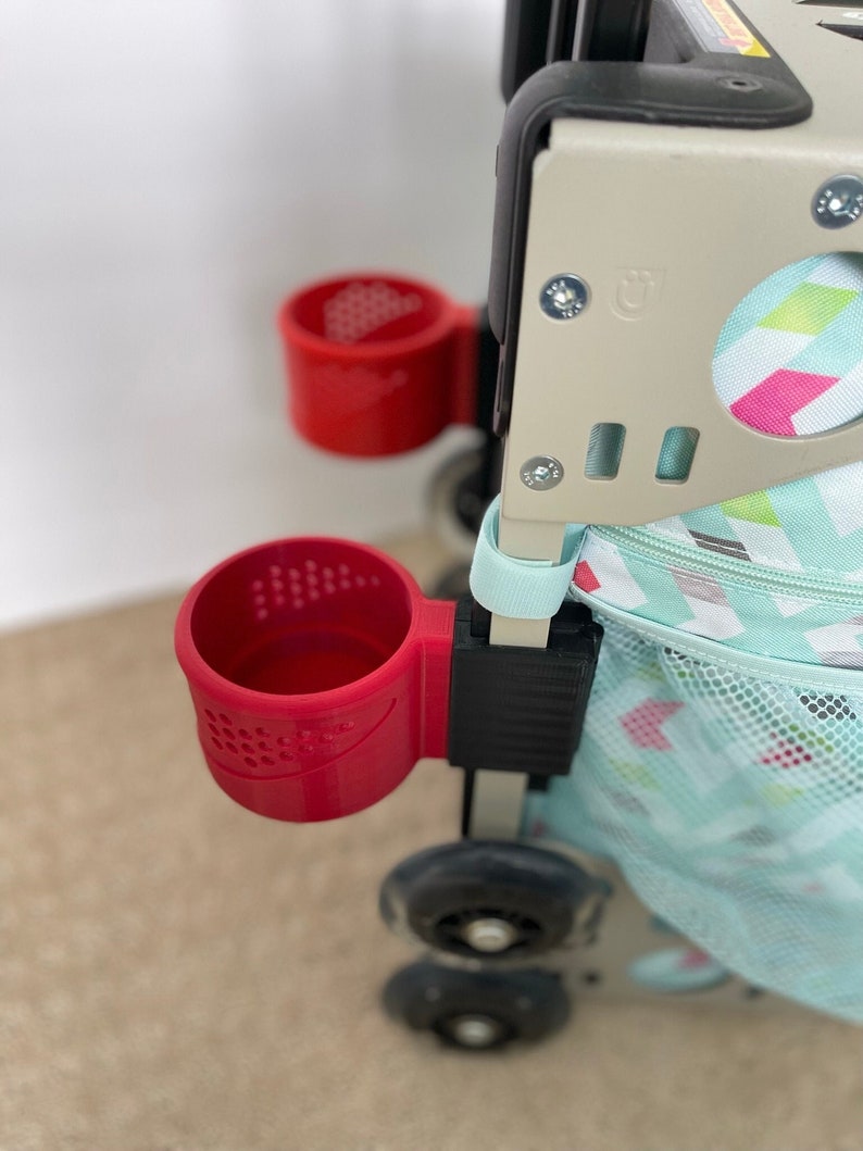 Zuca Cart Cup Holder 3D Printable Files Easy Install Removeable No