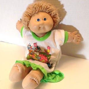 VTG Cabbage Patch Kid Xavier Roberts Signed Coleco Collectible Doll Blue Eyes