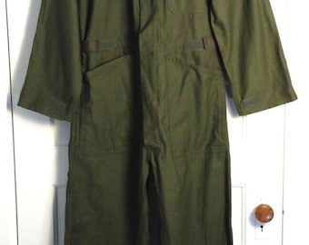 Kombinezon wojskowy Vtg US Mn Small Green Army Mechanic Utility Combat Type I z lat 90.