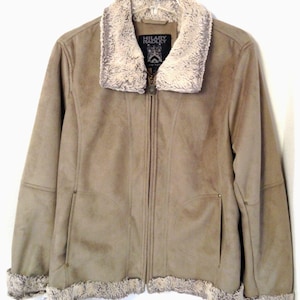 Y2k Suede Fur Jacket - Etsy