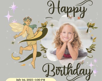 Little girl birthday invitation,rainbow unicorn colored birthday card, editable and printable content birthday template cartoon animal print