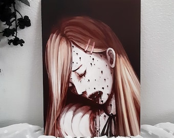 Plague, Horror Art, 5x7, Digital Illustration Art Print