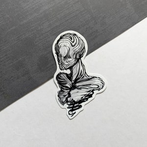 Optophobia Vinyl Sticker - Creature Art, Horror
