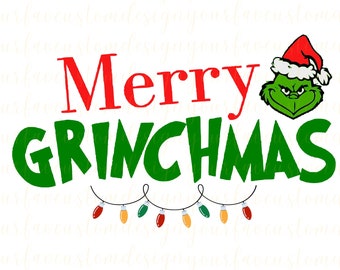 Merry Grinchmas png, Digital File, Merry Merry Christmas Png, Christmas Sublimation, Retro Christmas Sublimate, Tshirt Designs