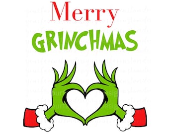 Merry Grinchmas Png, Grinchmas png, Digital File, Grinch Sublimation Design
