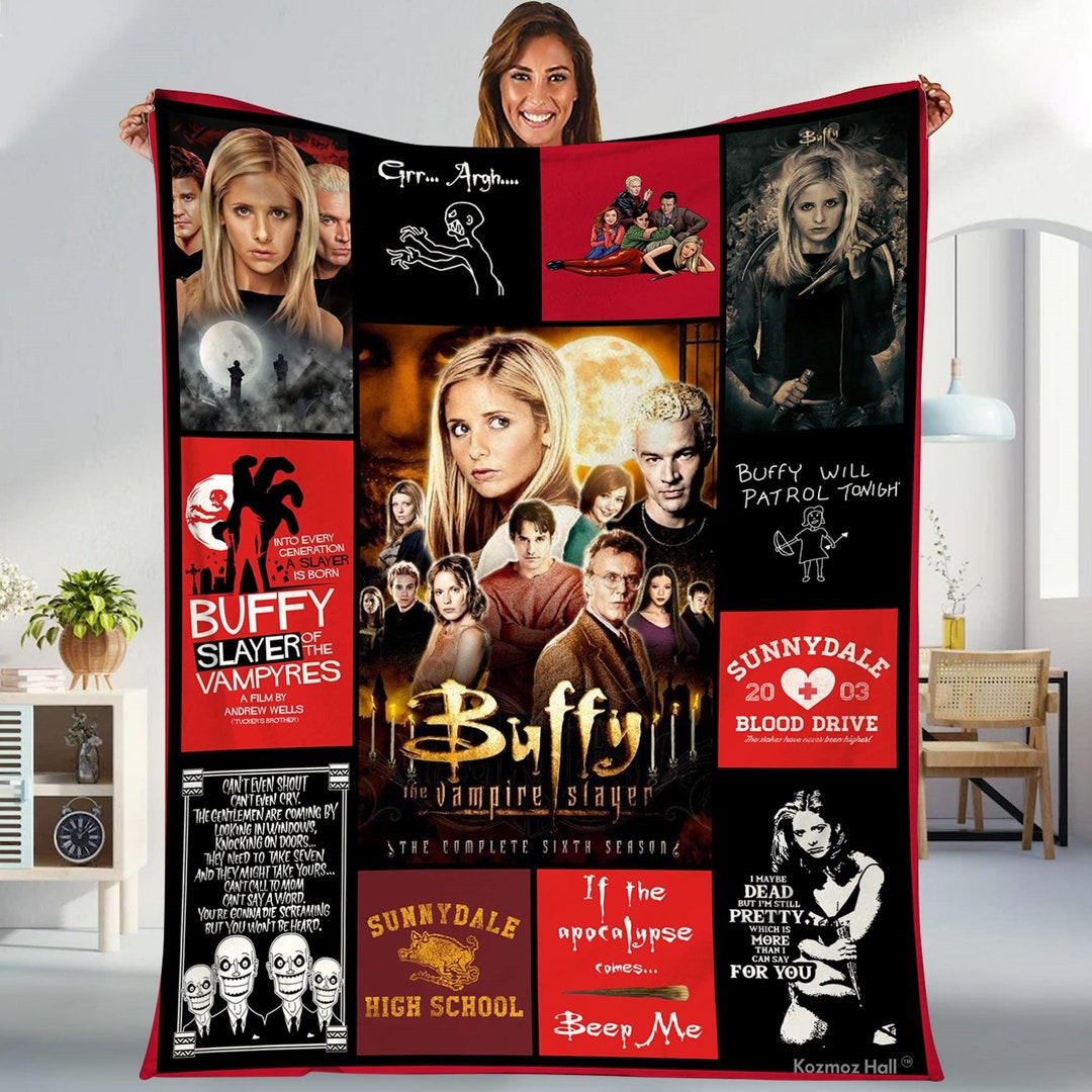 Buffy the Vampire Blanket Buffy Summers Blanket Horror Movie Character