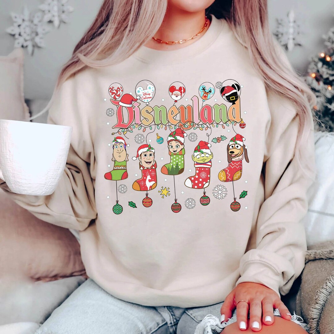 Retro Toystory Christmas Stocking Shirt Woody Buzz Etsy