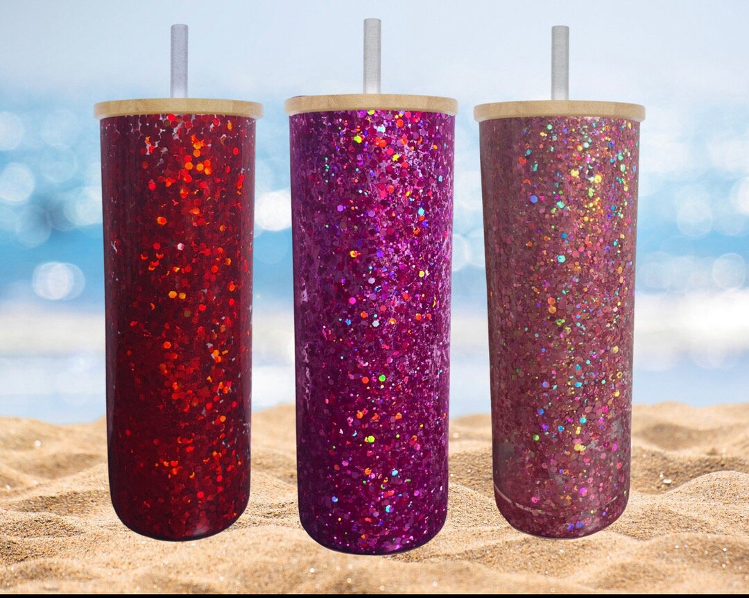 Snowglobe Tumbler // Custom Snowglobe Tumbler // Snowglobe Glass Can