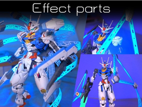 STL Files Only : 1/144 Gundam Aerial 3d-printable Gunbit Effect Model Kit  for HG Gundam Aerial 