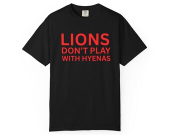 Funny Lion and Hyenas Unisex T-shirt
