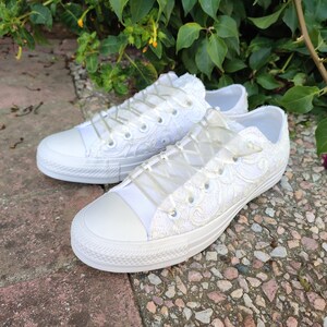 Wedding Sneakers, Bridal Sneakers, Wedding sneakers for bride, wedding flat shoes, white seakers woman, summer sneaker