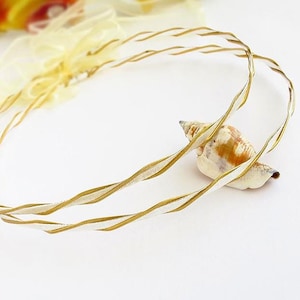 Greek Stefana,Handmade Wedding stefana silver-plated and gold .Greek Orthodox, Bridal Crowns