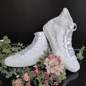 Wedding Converse / Bridal Converse /Custom Converse