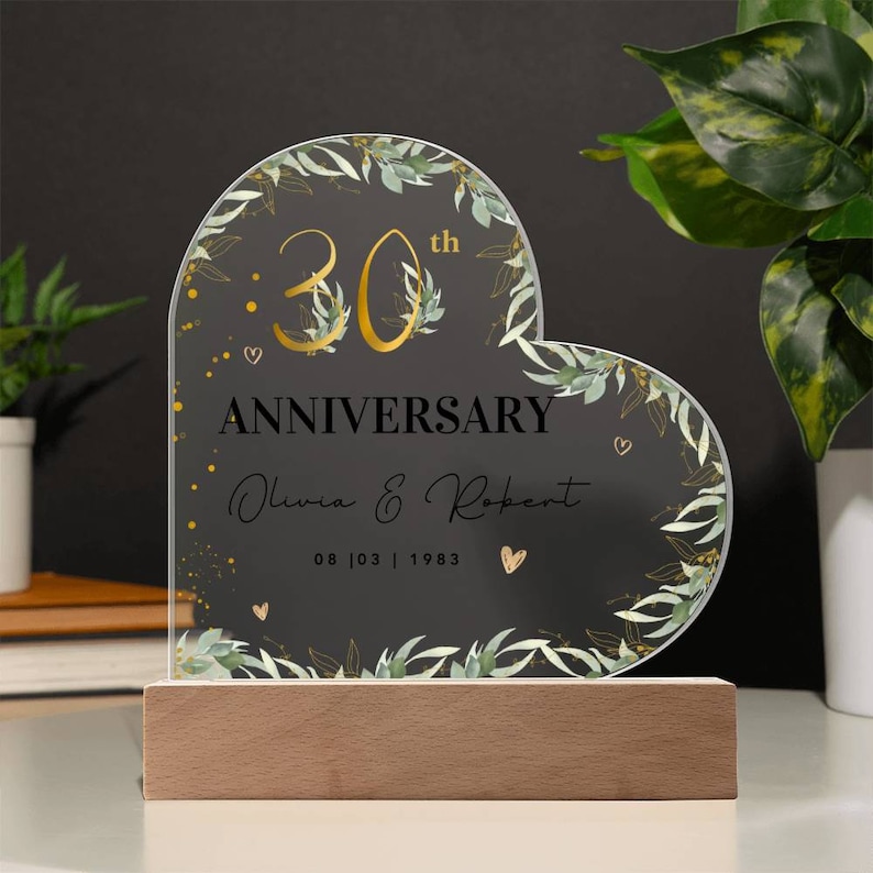 30th wedding on sale anniversary ornament