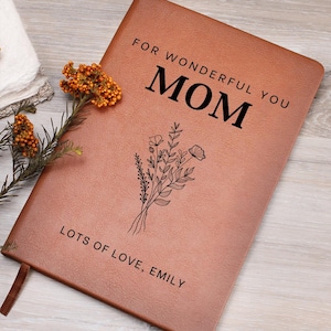 Regalos para mamá de parte de su hija, regalo de diario para mamá, regalo de cumpleaños para mamá, regalos de diario para el Día de la Madre para mamá, regalo de cuaderno para mamá de parte de su hijo