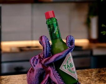 Support pour sauce piquante - Support pour sauce piquante imprimé en 3D - Différents modèles - Multicolore