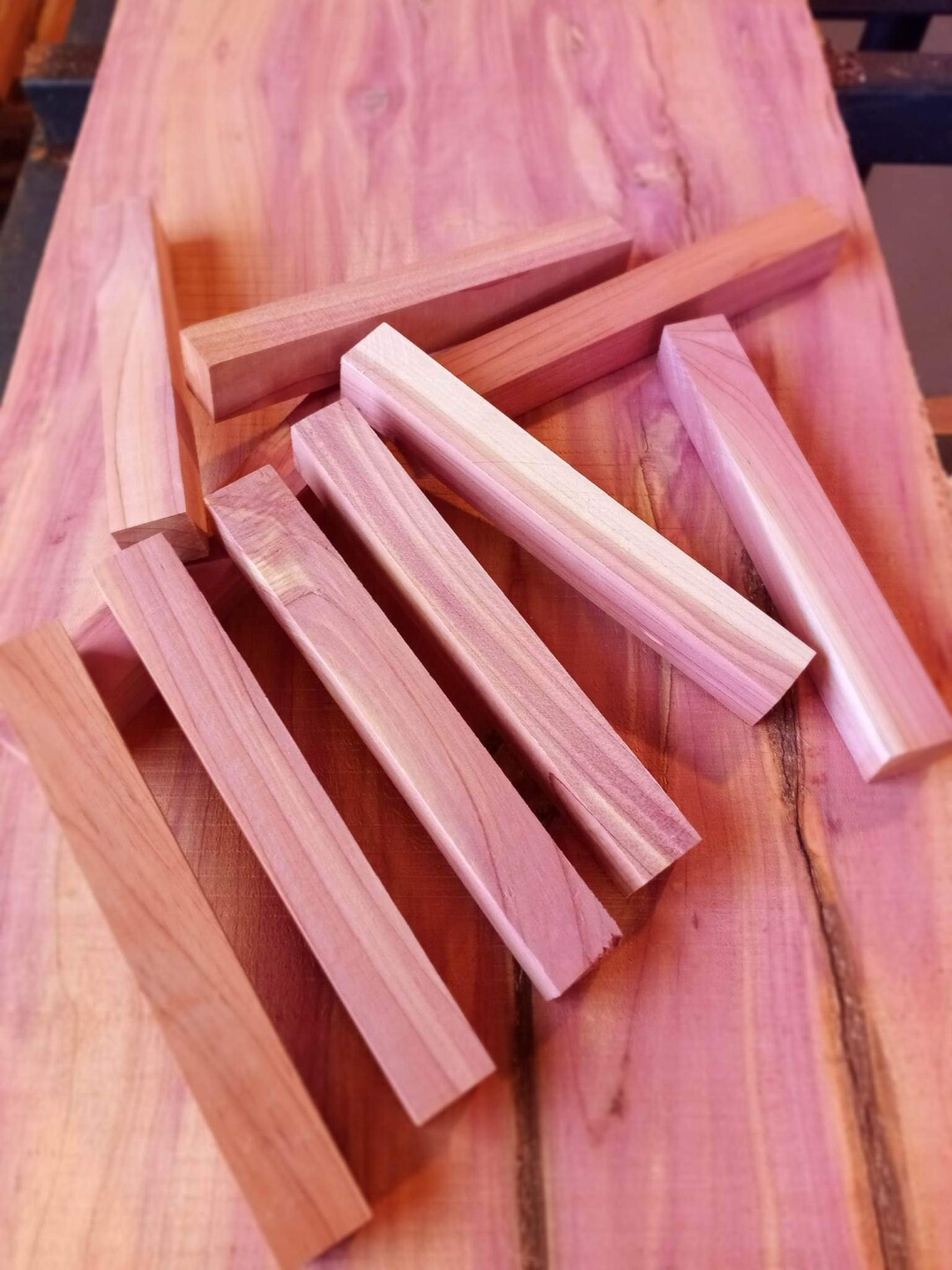 50 Pack Aromatic Eastern Red Cedar Pen Turning Blanks Etsy