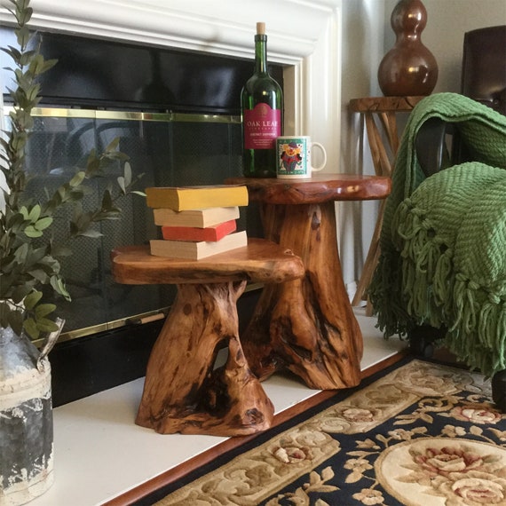 Tree Stump Table Base Options - D.I.Y. Rustic Wood Coffee Tables