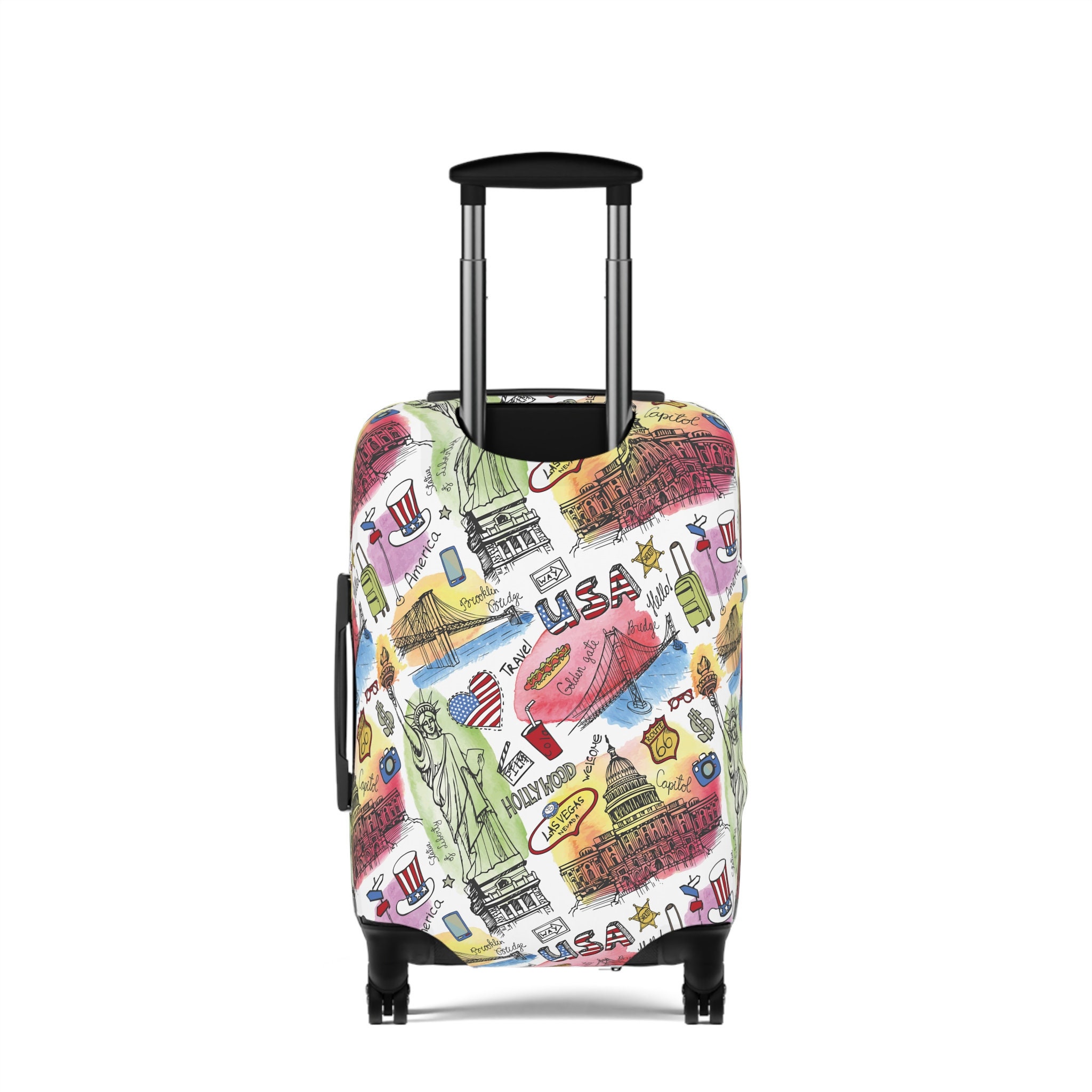 Travel New York USA landmark Designed Luggage Cover