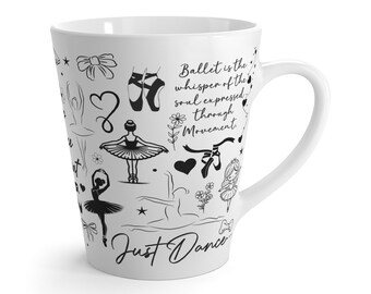 Taza de café con leche para amantes del baile: ¡regalo perfecto para bailarines, bailarinas, mamás del baile, amantes del café y celebraciones!