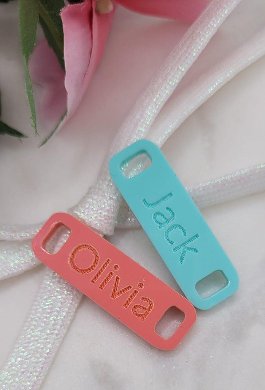 Shoes Rack Name Tag Acrylic Shoelace Tag – Personalized Name Shoe Charm Custom Sneaker ...