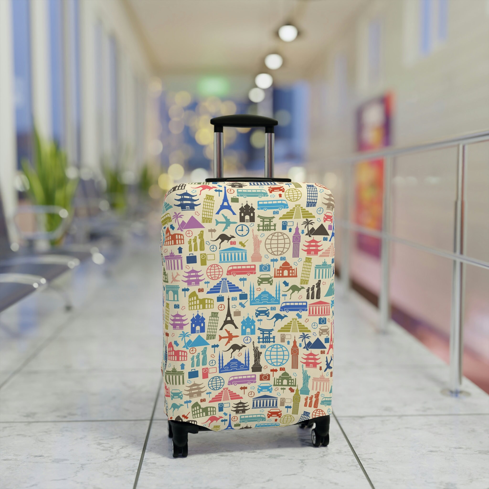 Vacation travels Custom Designed Luggage Cover