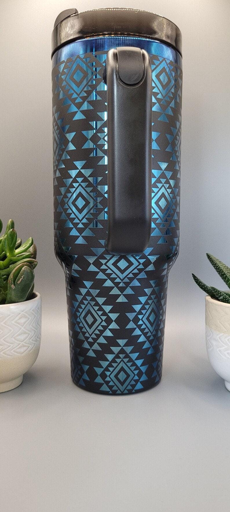 Engraved 40oz Double Wall Insulated Tumbler With Handles - Etsy