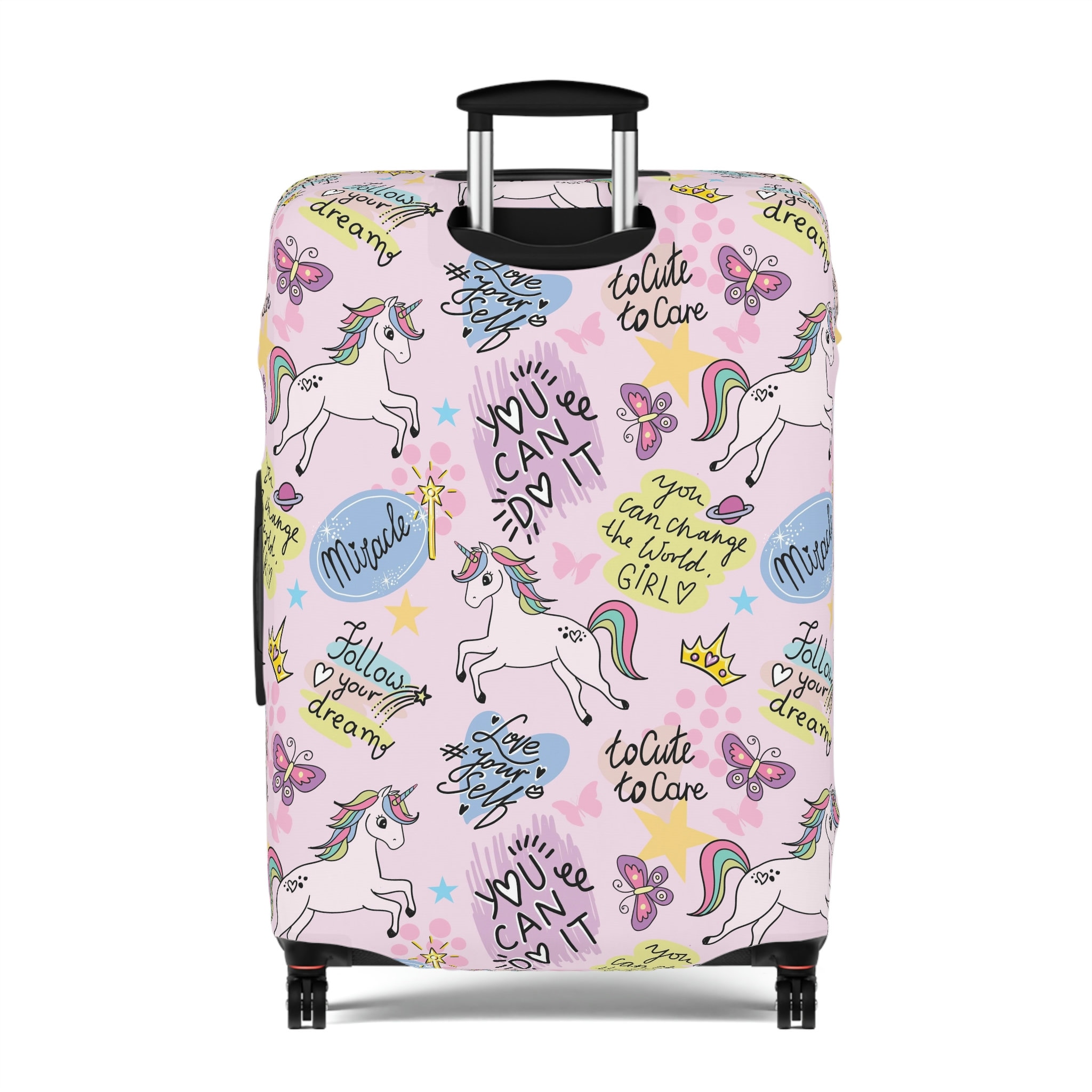 Cute unicorns horses Luggage Cover