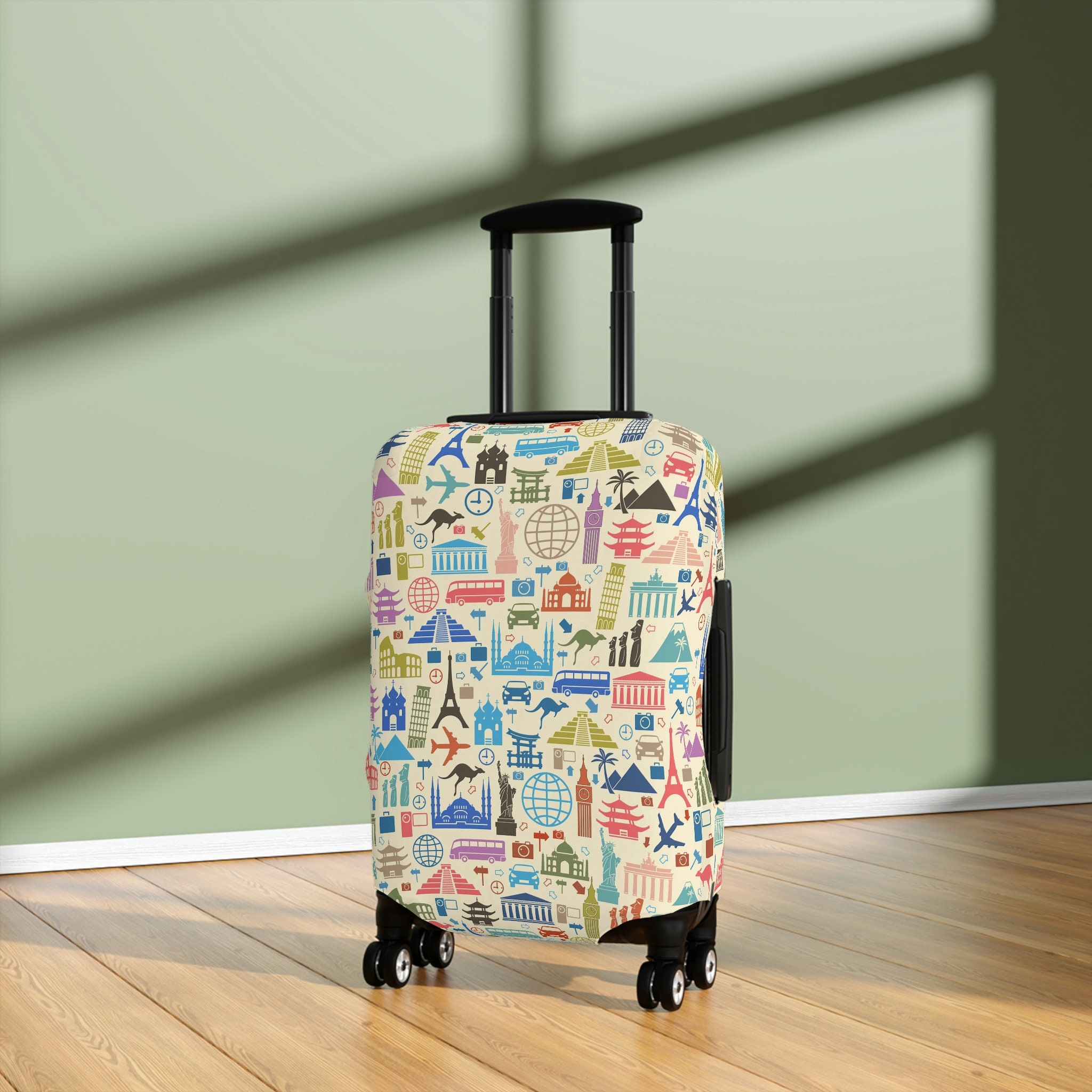 Vacation travels Custom Designed Luggage Cover