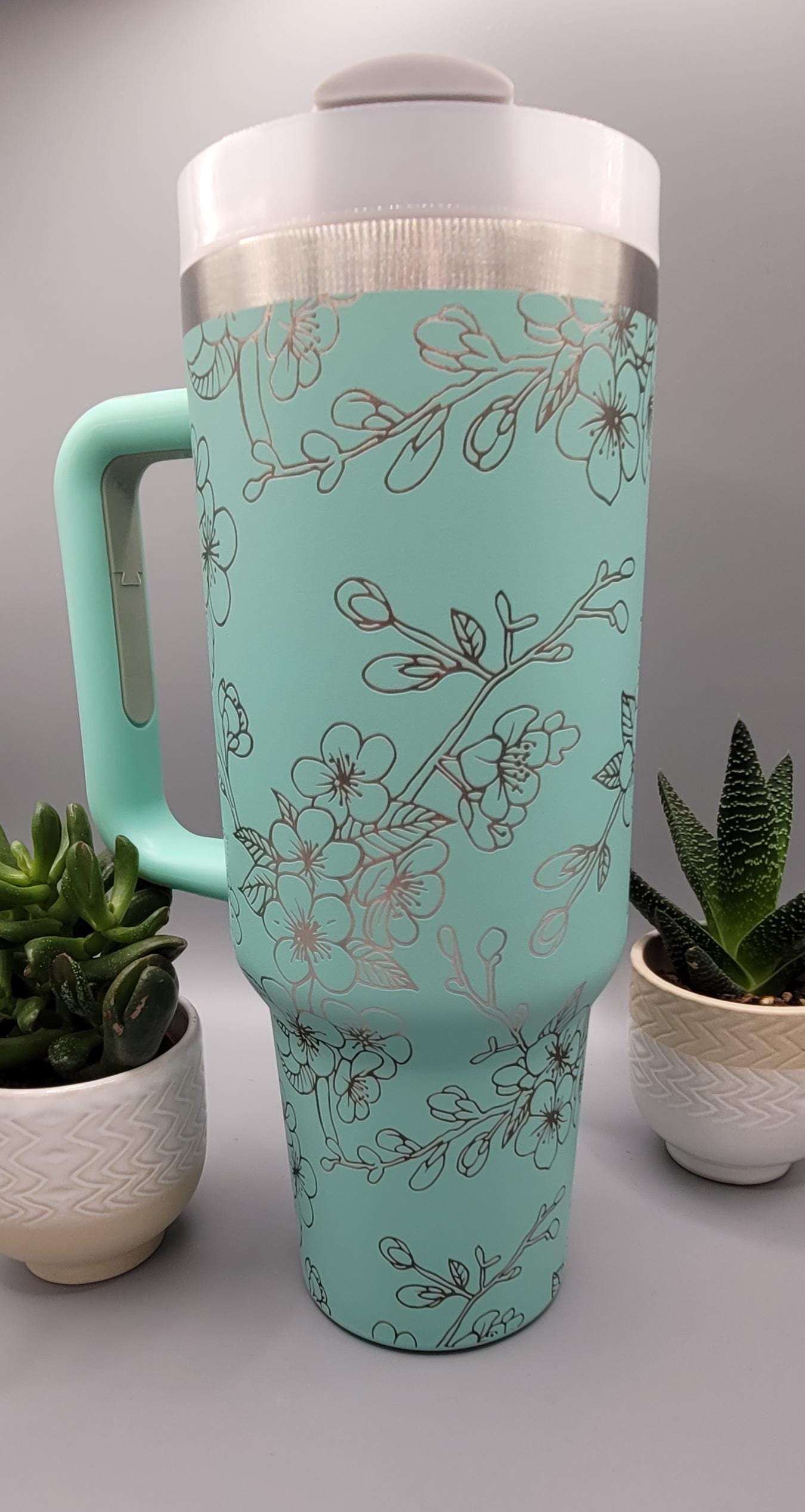 Pink stanley 40oz tumbler cherry blossom - Etsy 日本