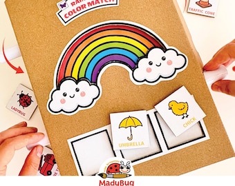 Rainbow Color Matching Activity | Printable PDF for Toddlers & Preschoolers