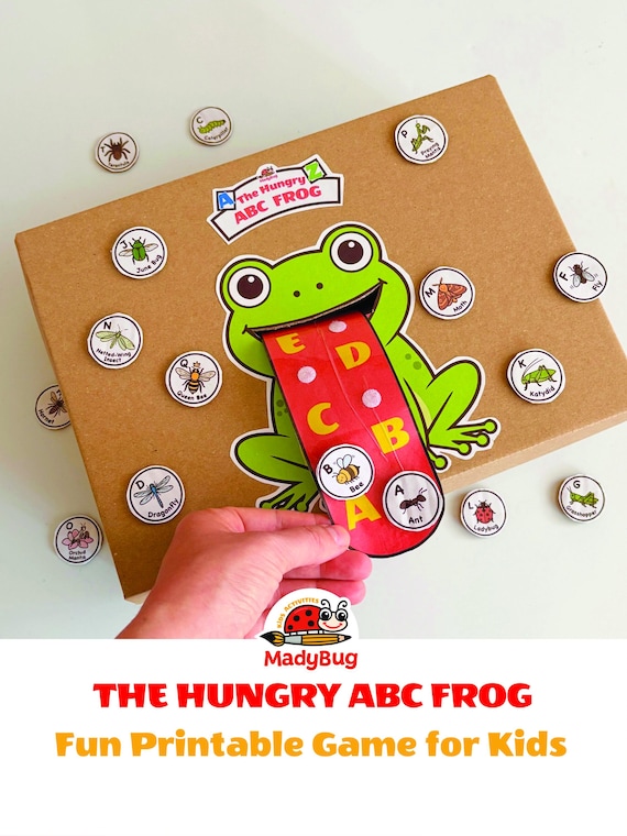 The Hungry ABC Frog: Printable Alphabet Activity PDF for Toddlers & Preschoolers