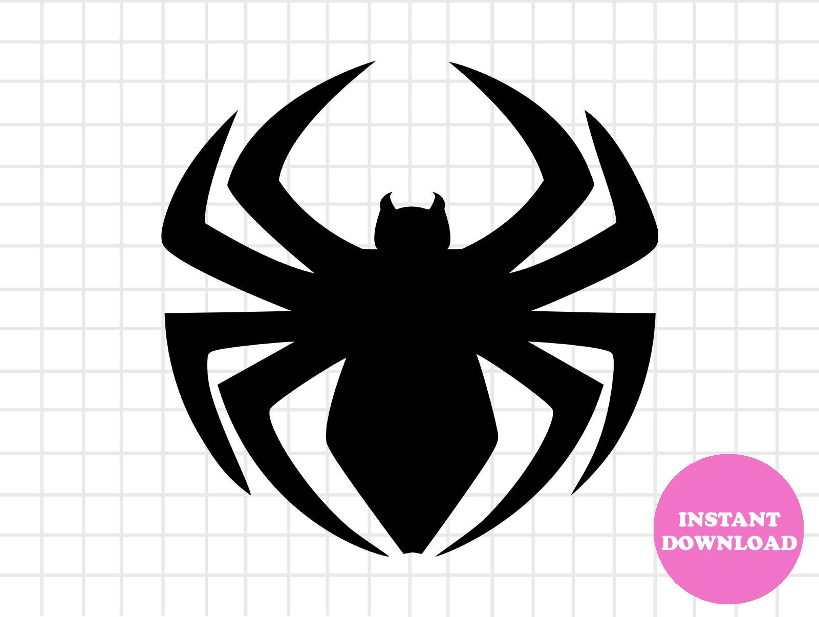 Spiderman Logo Template