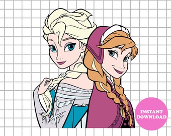 Elsa and Anna Svg Layered elsa and Anna Frozen Clipart - Etsy Australia Elsa and Anna Svg Layered elsa and Anna Frozen Clipart - Etsy Australia
