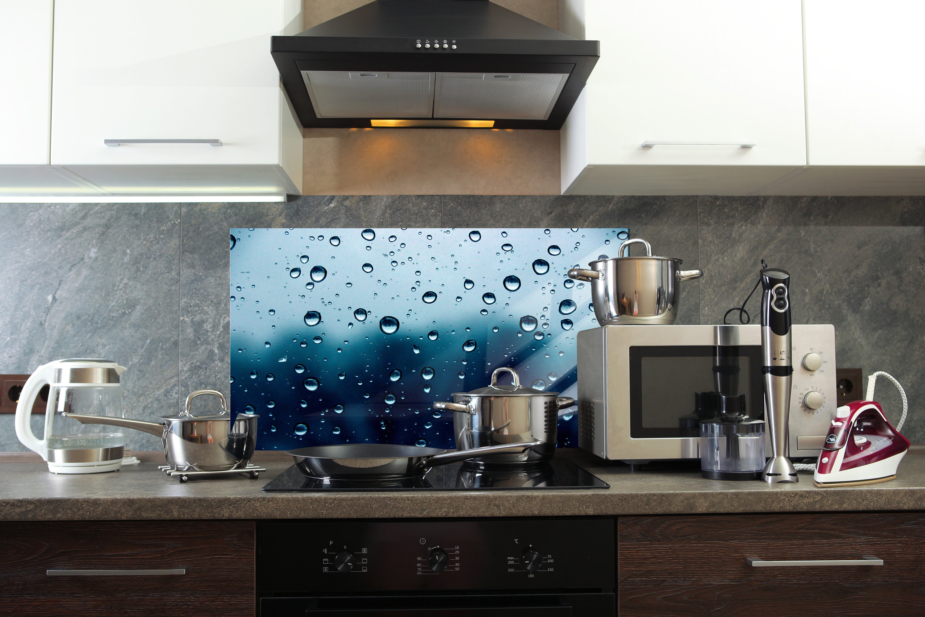 Custom Tempered Glass Kitchen Backsplash Personalized Glass Etsy