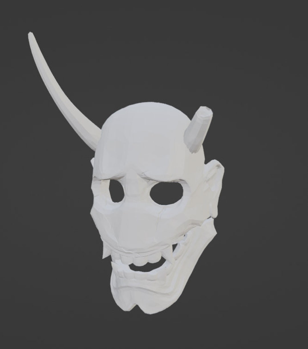 Ghost Wire Tokyo Hannya Mask 3D Model Etsy