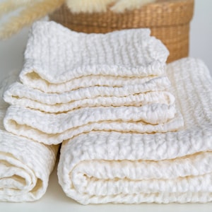 White waffle linen towel. Towel Sauna. Big waffle towel. Linen waffel towel set. Organic towel. Rough linen towel. Linen bath towel