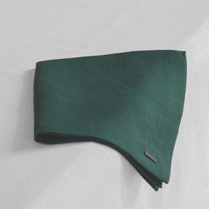 Soft Linen Napkin Available in 42 Colors - Rust Linen Napkin with mitered corners - 100% Pure Linen Napkin - Linen Napkins Gift